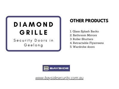 Diamond Grille Security Doors Geelong – Bayside&nbsp;Security